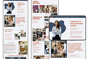 Virtual Assistant Website Template, a Design Template by thecyella.co (Thumbnail 2 of 4)