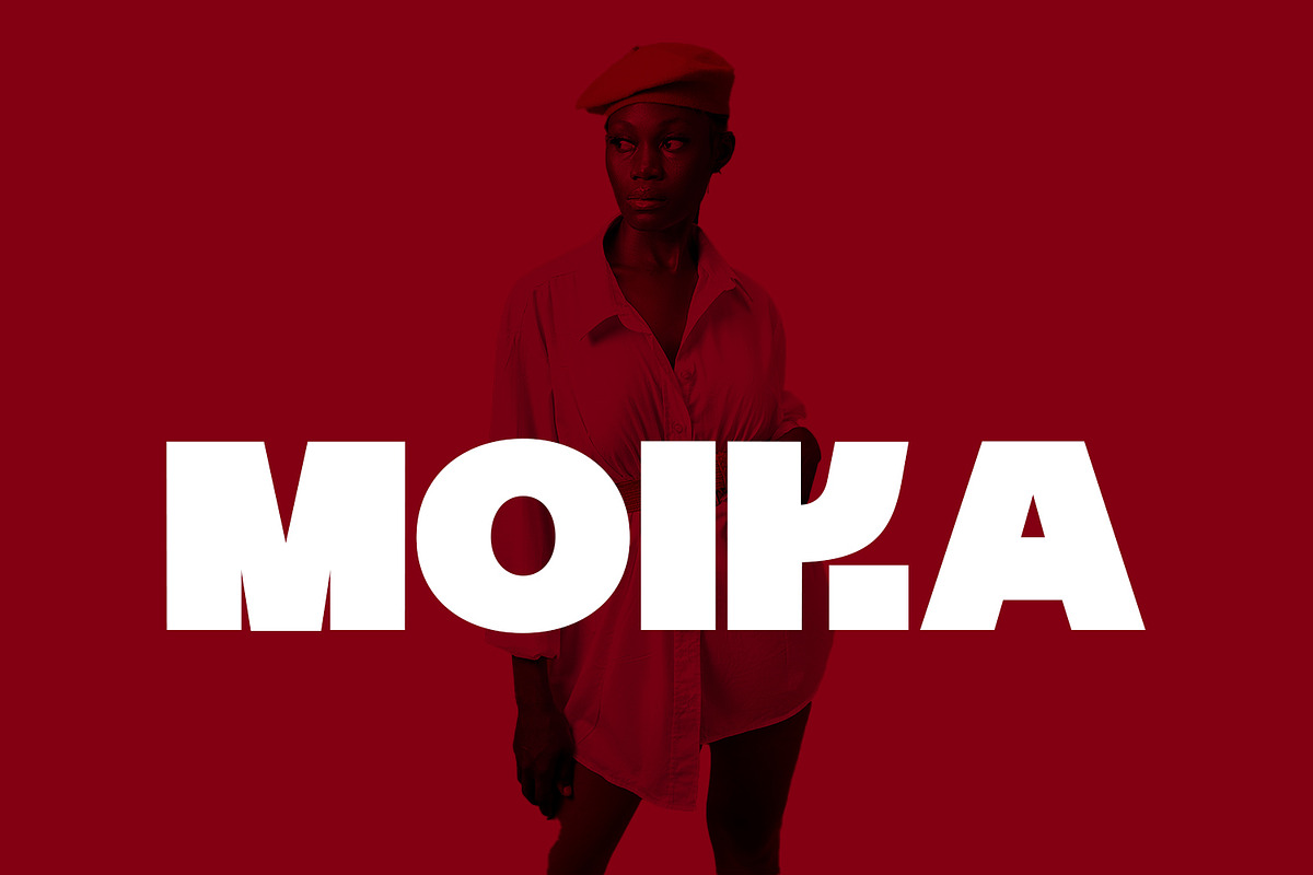 Moika Display Typeface, a Sans Serif Font by Foxtype (Photo 1 of 5)
