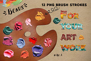 Artist Styles Actions Brushes Set, an Action Add-On by Sophico (Thumbnail 10 of 12)