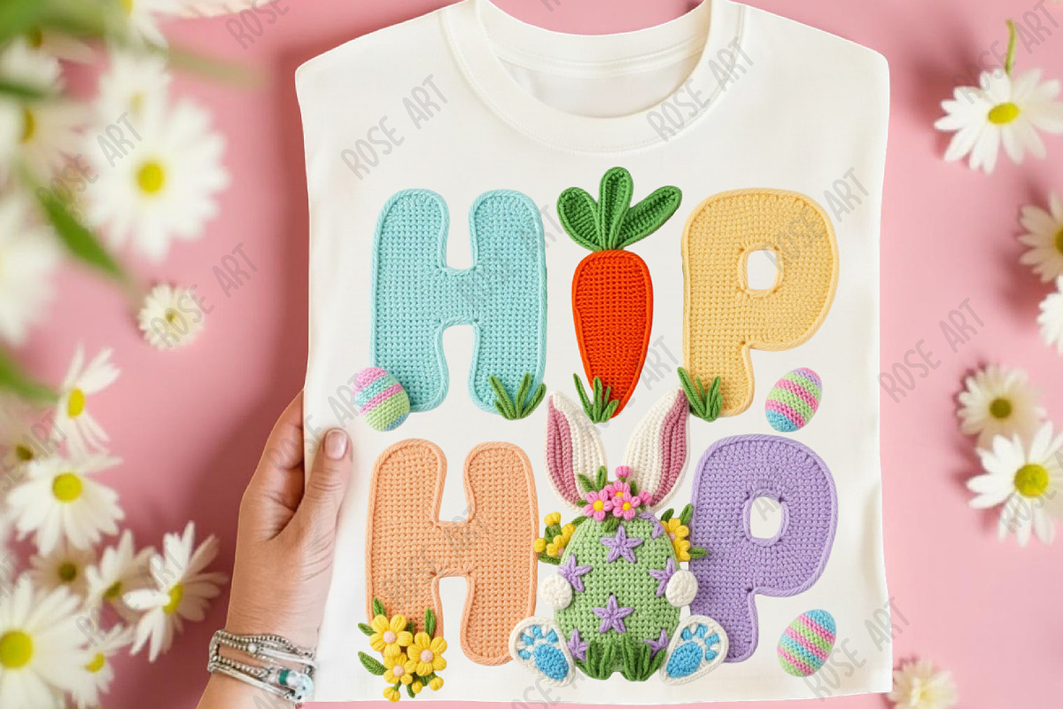 Faux Yarn Easter Hip Hop Sublimation, a Seasonal Illustration by Rose Art (Photo 4 of 4)