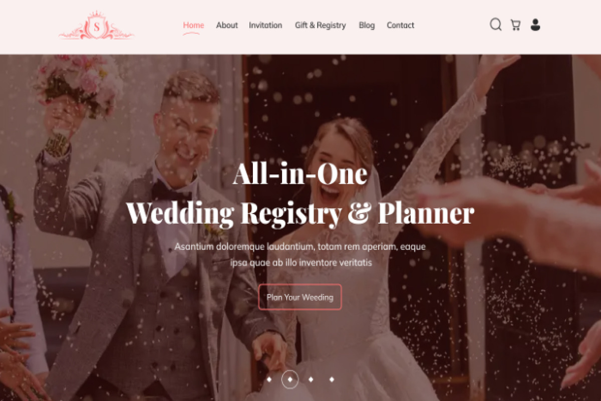 Wedding And Couple Landing Page, a Landing Page Template by skshihabulislam (Photo 2 of 4)
