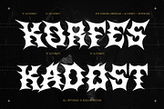 Drivioz - Black Metal Game Font, a Blackletter Font by Typia Nesia (Thumbnail 7 of 11)