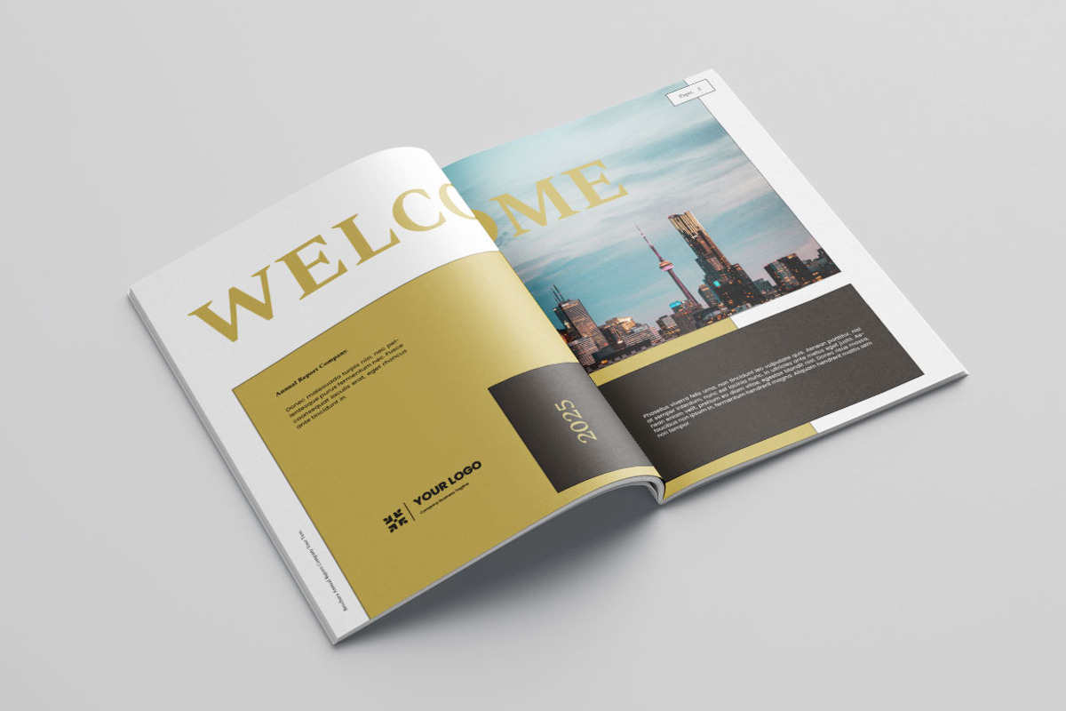 Annual Report Vol.60, a Brochure Template by Bewalrus Studio (Photo 4 of 11)