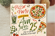Hand Drawn Adult Birthday Invite, an Invitation Template by heynomi (Thumbnail 7 of 20)