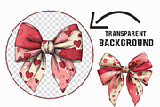 Valentines Day Coquette Bows Clipart, an Illustration by Libby Wishes (Thumbnail 5 of 6)