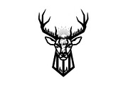 Artistic Geometric Deer Head Bundle, an Illustration by yasushie (Thumbnail 29 of 31)