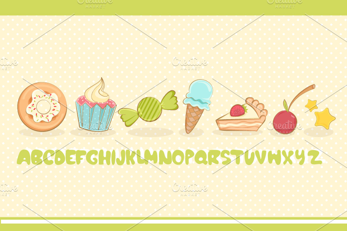 Breakfast Junkie Pattern Set preview 2