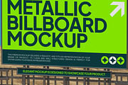 Metallic Billboard Mockup, an Advertising Mockup by Permadi Creative (Thumbnail 5 of 5)