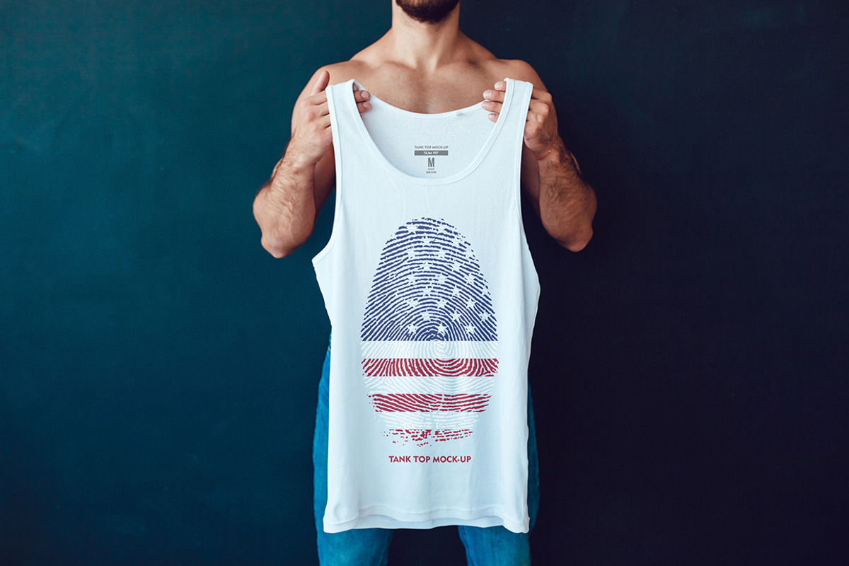 Tank-Top Mock-Up, a Shirt Mockup by Freeman Studio (Photo 4 of 9)