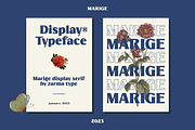 Marige - Modern Display Serif Font, a Serif Font by Zarma Type (Thumbnail 7 of 12)