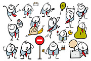 Cartoon business set 1., an Illustration by eka panova (Thumbnail 3 of 6)