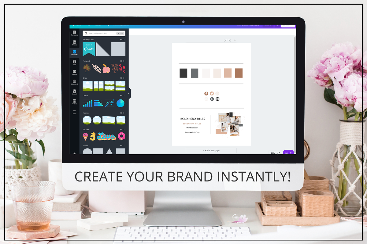 Brand Board Template | Nikki Smythe, a Branding & Logo Template by Lady Boss Studio (Photo 3 of 3)