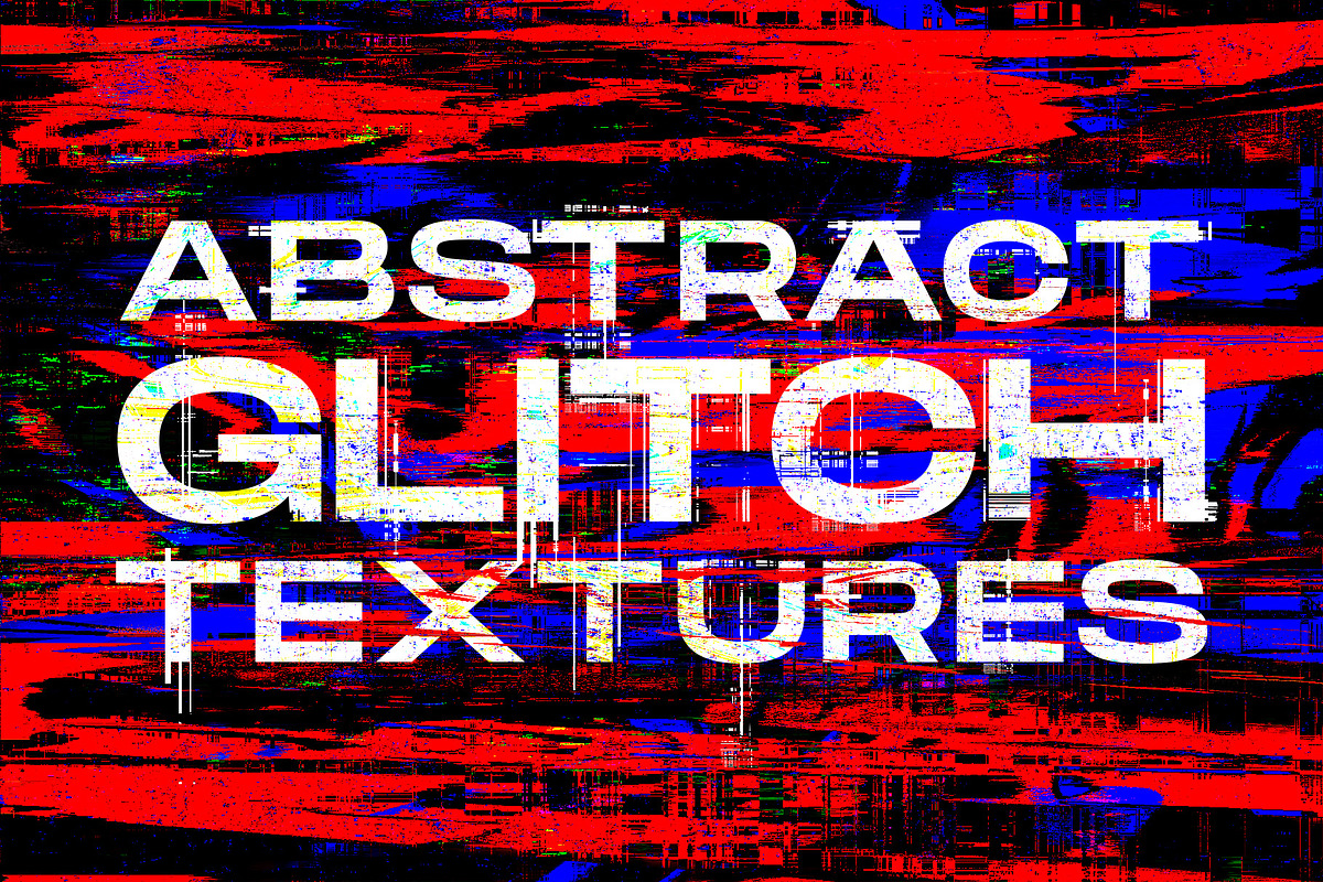 Abstract Glitch Art textures, a Texture Graphic by Visual Fear (Photo 1 of 8)