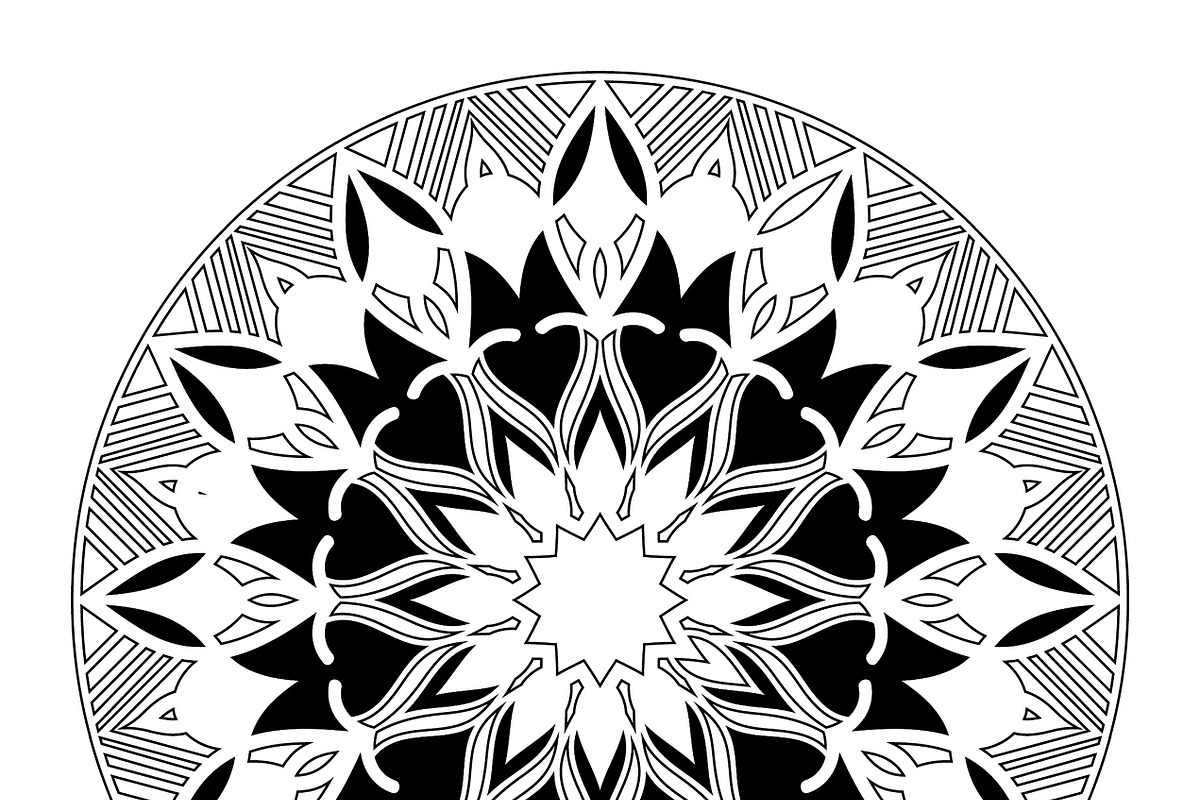 27 mandala vector backgrounds design, a Pattern Graphic by NJ Himel (Photo 10 of 28)