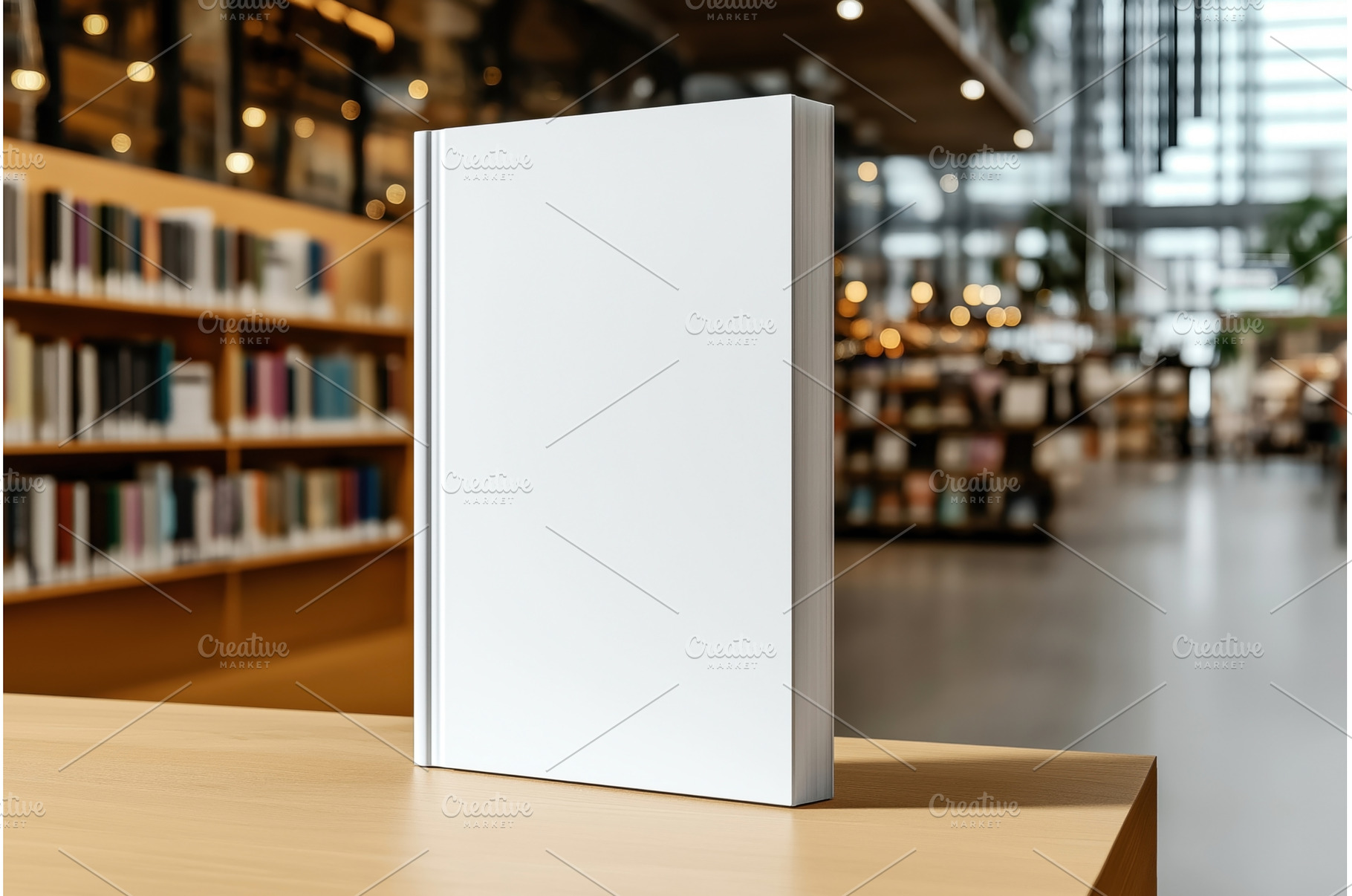 Blank hardcover book mockup standing, a School & Education Photo by Sergey Kotenev