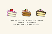 Strawberries Illustration Set, a Food Illustration by Lemonade Pixel (Thumbnail 3 of 7)