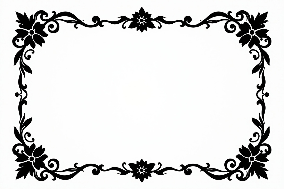 Decorative Frame Vector Bundle, an Illustration by yasushie (Photo 3 of 9)