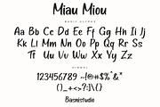 Miau Miou – Casual Handwritten Font, a Handwritten Font by Basnistudio (Thumbnail 10 of 11)