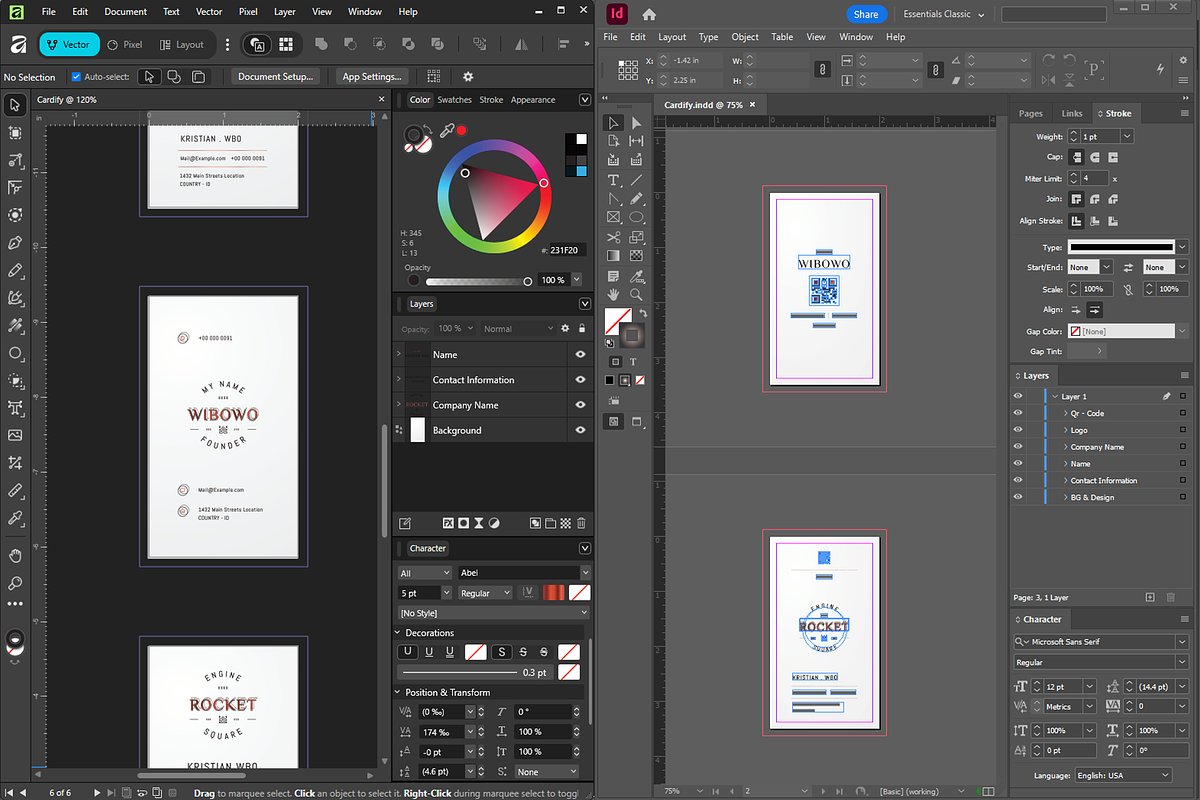 Cardify - Business Card Template, a Business Card Template by Ctrl space studio (Photo 8 of 9)