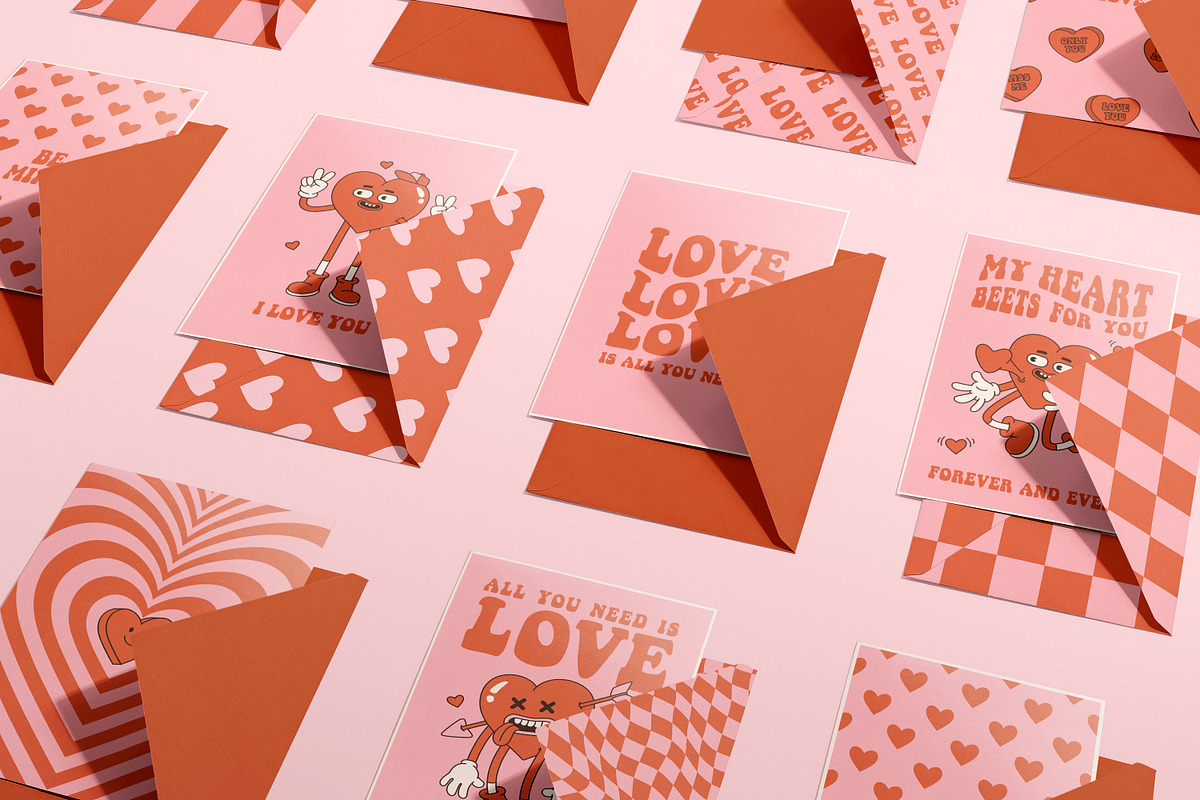 Groovy Valentine's Day, an Illustration by Martyshova (Photo 17 of 18)