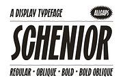Schenior, a Font by A.Budianto (Thumbnail 2 of 6)