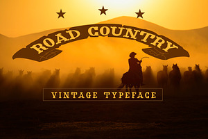 Road Country - Vintage Font