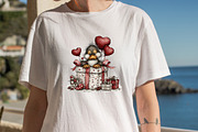 Whimsical Valentine Duck Clipart Bun, an Illustration by SVGArt (Thumbnail 6 of 8)