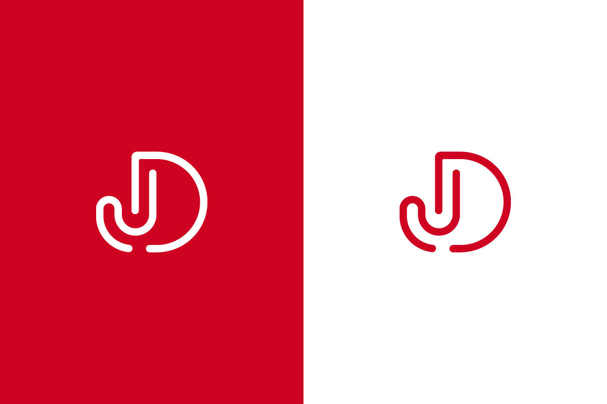 Modern and clean JD letter monogram. preview 7