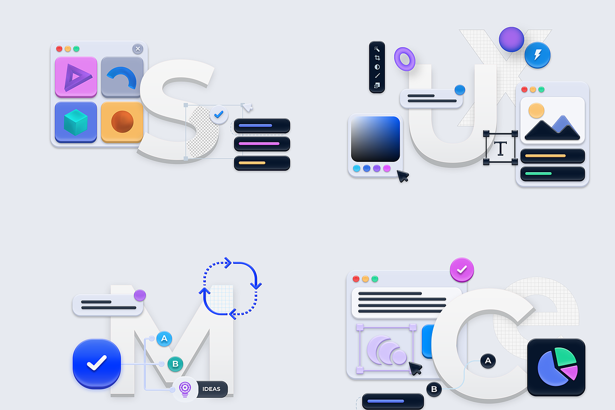 3D Illustrations Designer Essentials, an Object Illustration by KL-Webmedia (Photo 3 of 4)