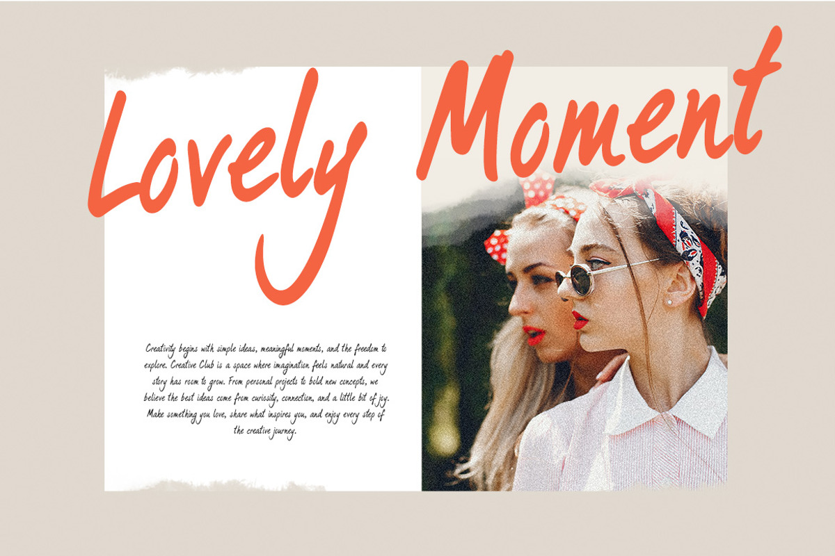 Beachline Script – Casual Font, a Handwritten Font by decographstud (Photo 5 of 8)