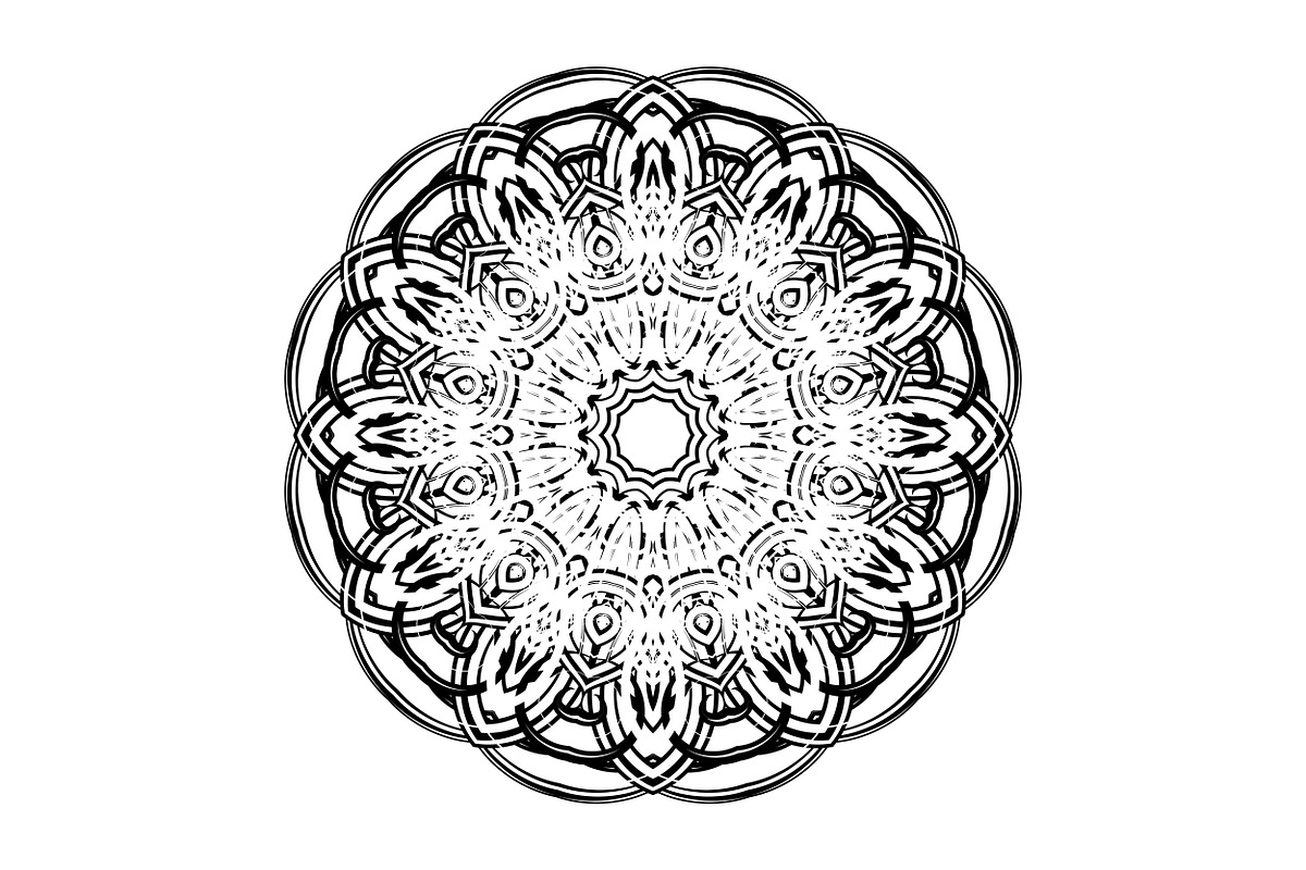Decorative Mandala Digital Art Pack, a Decorative Illustration by NJ Himel (Photo 70 of 101)