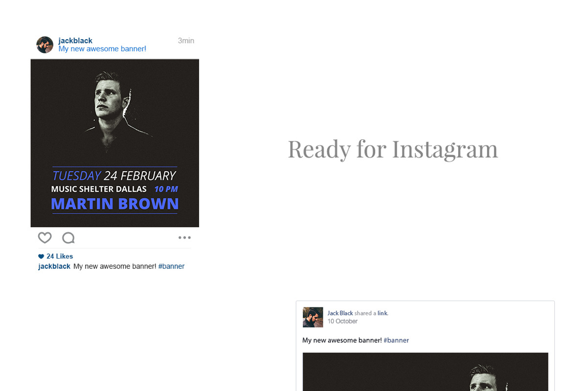 Events Social Media Banners, a Social Media Template by Web Donut (Photo 4 of 9)
