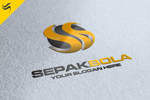 Sepak Bola Logo Template