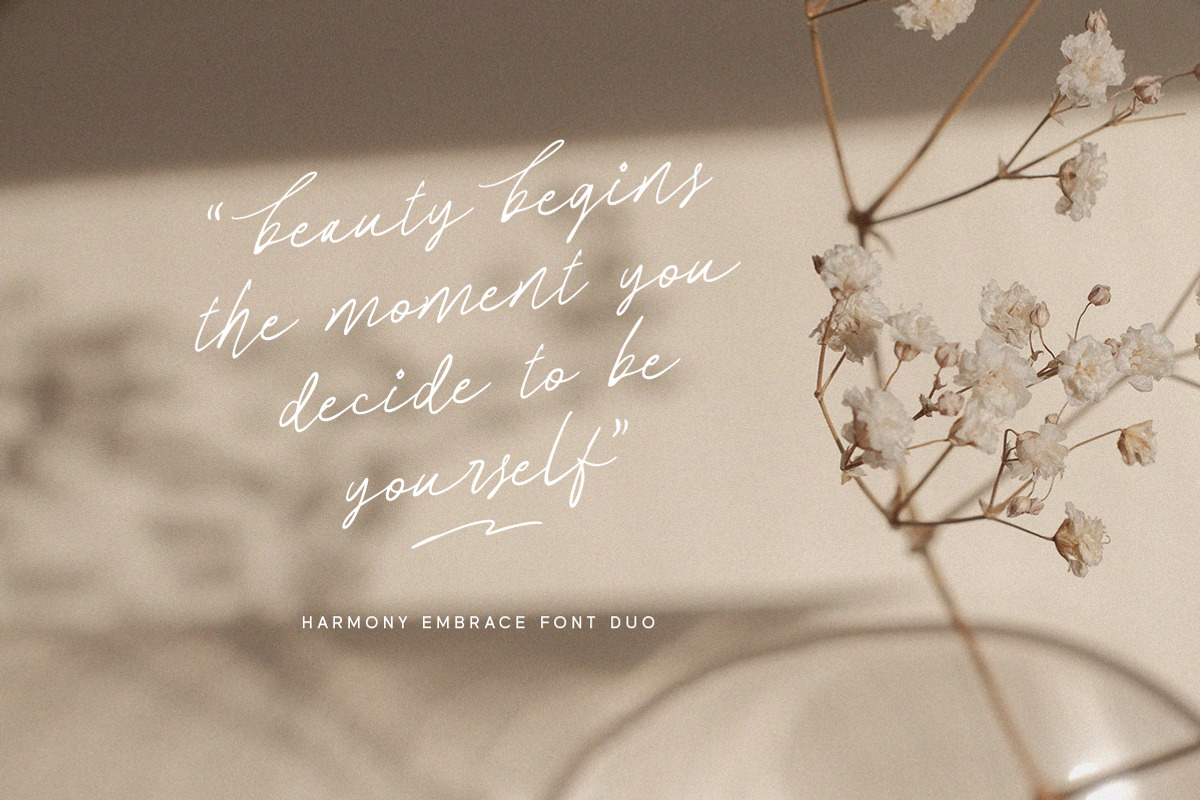 Harmony Embrace - A Font Duo, a Serif Font by Letterhend Studio (Photo 9 of 11)