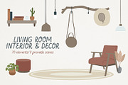 LIVING ROOM INTERIOR CREATOR & decor, an Animal Illustration by Alina Mubarak (Thumbnail 1 of 7)