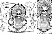 Chieftain of indians, an Illustration by yuanden graphics (Thumbnail 3 of 5)