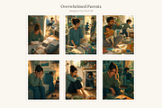 Overwhelmed Parents, Set of 29, a Person Illustration by LanternkinStudio (Thumbnail 8 of 14)