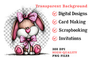 Valentine's Whimsical Bunny Clipart, an Illustration by Dream Creation (Thumbnail 7 of 7)