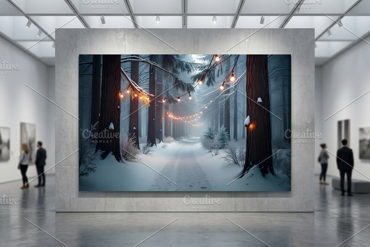 Winter Wonderland Path | Stock Photo, a Holiday Photo by Aura Canyon HQ (Photo 2 of 7)