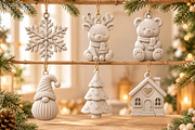 Christmas Keychain 3D STL File, an Object 3D Model by Layerology (Thumbnail 4 of 4)