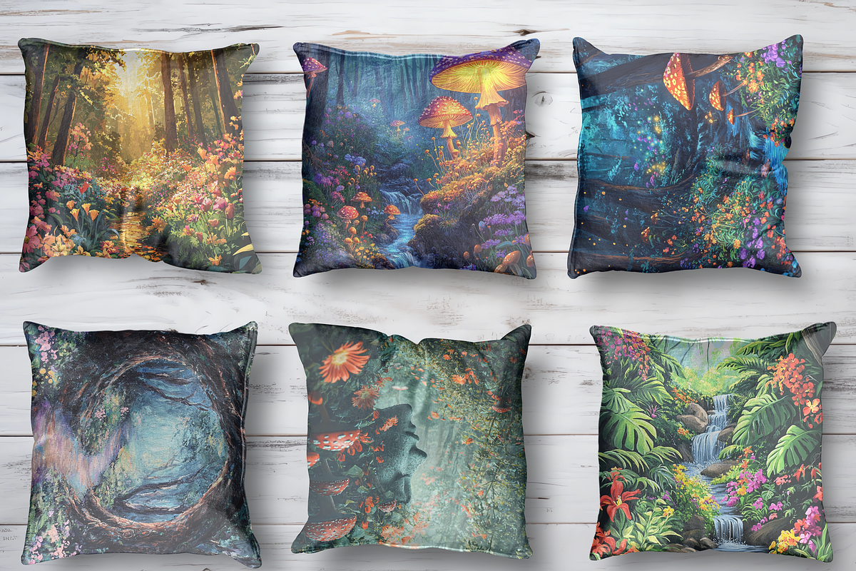 Fantasy Enchanted Forest  Paper, a Background Graphic by LA Design (Photo 6 of 10)