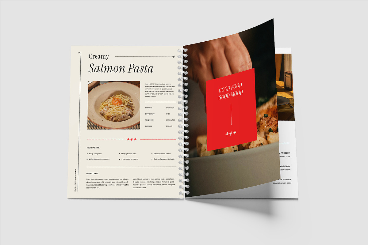 Aesthetic CookBook / Recipe Template, a Magazine Template by TMint Play (Photo 7 of 10)