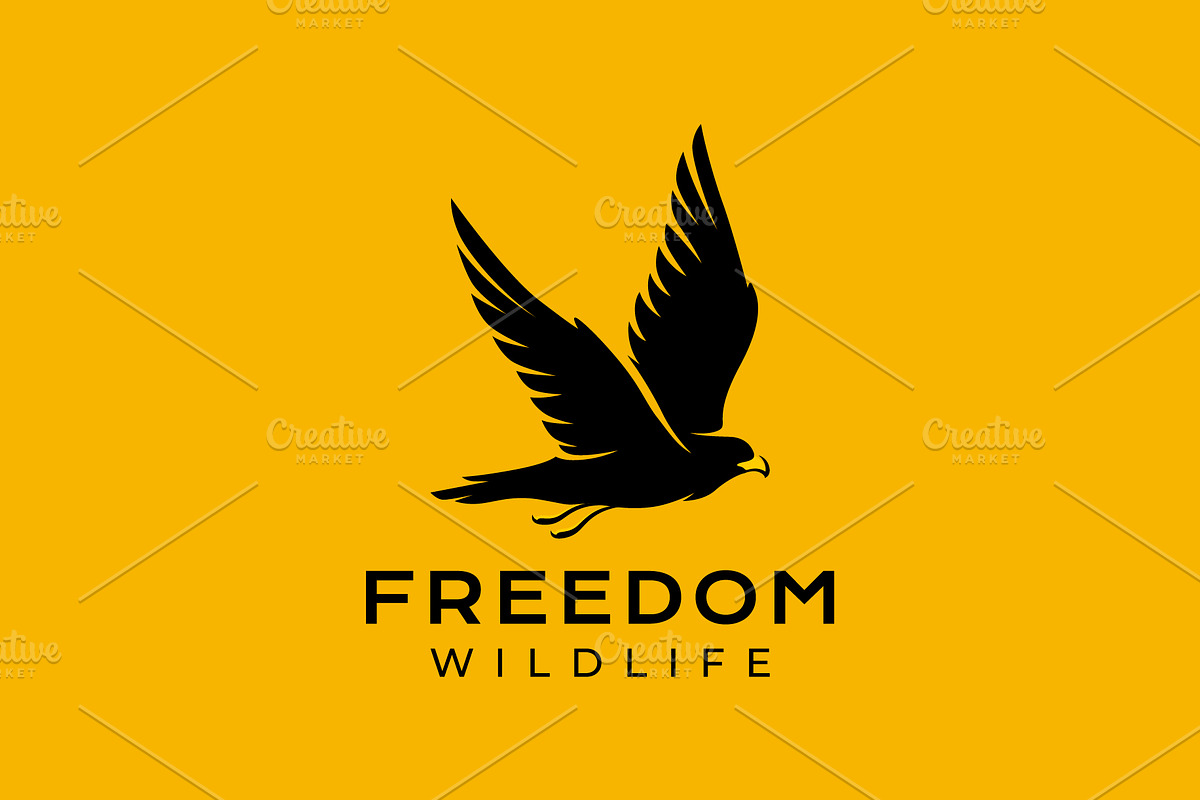 bird eagle flying catch wings logo, a Branding & Logo Template by devastd