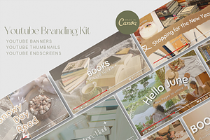 Fair YouTube Branding Kit Canva, a Social Media Template by Soul & Maeum Store
