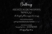 Brittensy, a Script Font by Attract Studio (Thumbnail 10 of 13)