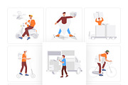 Logistics Flat Illustrations, a Duotone Icon by Vectors Market (Thumbnail 7 of 8)