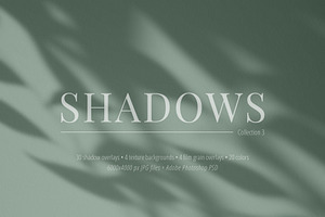 30 Shadow Overlays Vol. 03 Plants