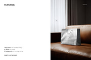 Premium Paper Bag on Sofa Mockup, a Packaging Mockup by creatsy5 (Thumbnail 3 of 5)