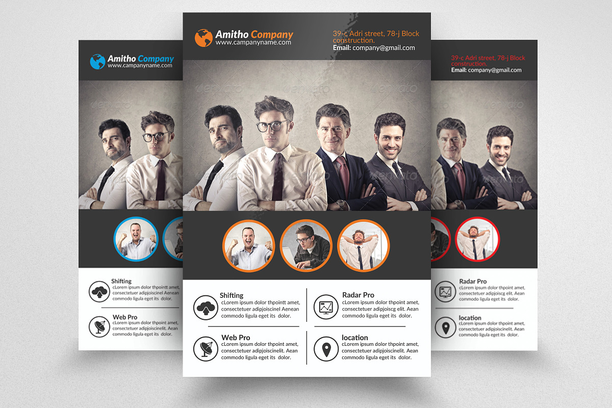Business Flyer Psd Template, a Flyer Template by Psd Templates (Photo 1 of 3)