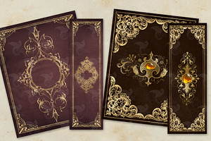 5x7 Ornate Book Covers